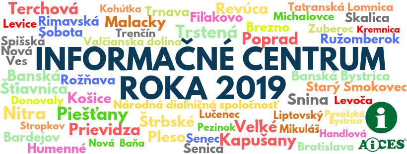 Partneri Ankety o Informačné centrum roka 2019 na Slovensku
