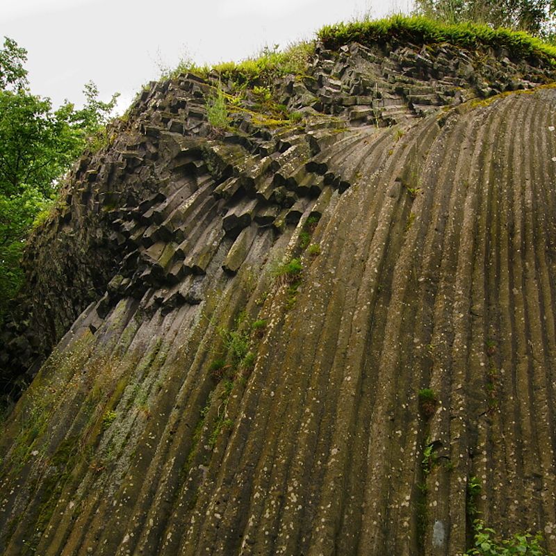 Kamenný vodopád v blízkosti Fiľakova
